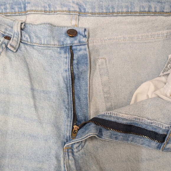 Wrangler Jeans Men 33x30 Light Blue Straight Leg Premium Quality 1096FXVBI - Picture 11 of 16